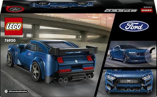 Speed Champions Auto Sportiva Ford Mustang Dark Horse, Macchina Giocattolo da Costruire per Bambini e Bambine da 9 Anni in su, Modellino di Veicolo da Corsa con Minifigure, Idea Regalo 76920 - Lego - Immagine 12