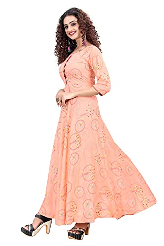 Image of M-FASHION Women's Rayon Regular Kurti