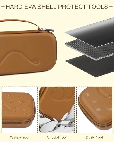 Image of Stethoscope Case for 3M Littmann Classic III & Lightweight II S.E, Brown