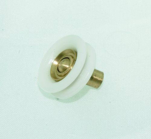 ShowerPart V-Grooved Ball Joint Shower Door Rollers/Wheels/Runners LW045, Shower Door Wheel Diameter 20mm, Wheel Thickness 6mm, Nylon, Shower Door Replacement Parts, 4X - Image 4
