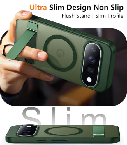 Image of SPIDERCASE Magnetic for Google Pixel 11 Case,with Stand,Green