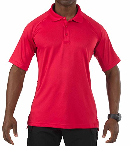 5.11 Performance Polo Short Sleeve Shirt,Range Red,X-Small