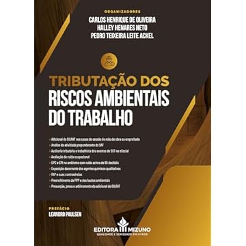 Capa do livro Tributação dos Riscos Ambientais do Trabalho