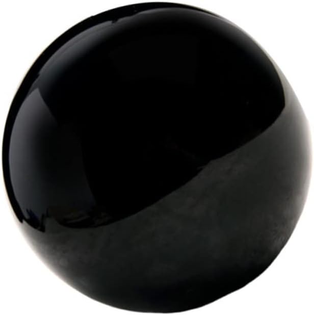 Cabilock Obsidian Sphere Crystal Ball Natural Stone Decor for Home Office Meditation Feng Shui and Desktop Ornaments