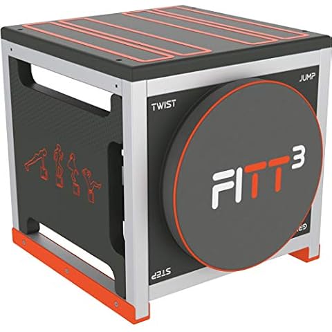 New Image Unisex's FITT Cube Total Body Workout, High Intensity Interval Training Machine, Black Cover