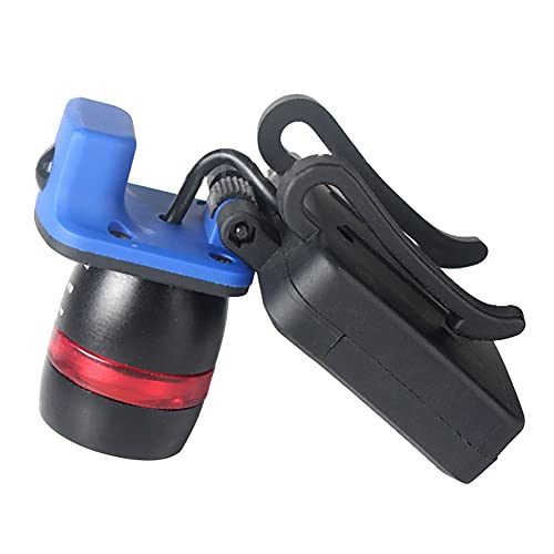 NC 250Lm LED Clip-On Head Torch Cap Hat Light Headlamp Fishing Camping Zoomable Torch Red