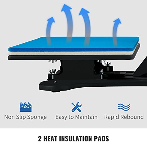 VEVOR 5 in 1 Heat Press Machine for T Shirts,Heat Press 15x12 Inch Digital Multifunctional Sublimation T-Shirt Heat Press Machine for T Shirts Hat Mug Cap Plate