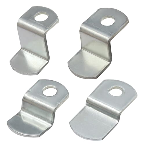 Marvexi 40Pcs Offset Canvas Clips Assorted Picture Framing Heavy Duty Photo Frame Silver Painting Clamps for Art Display/Photographers(1/81/43/81/2)