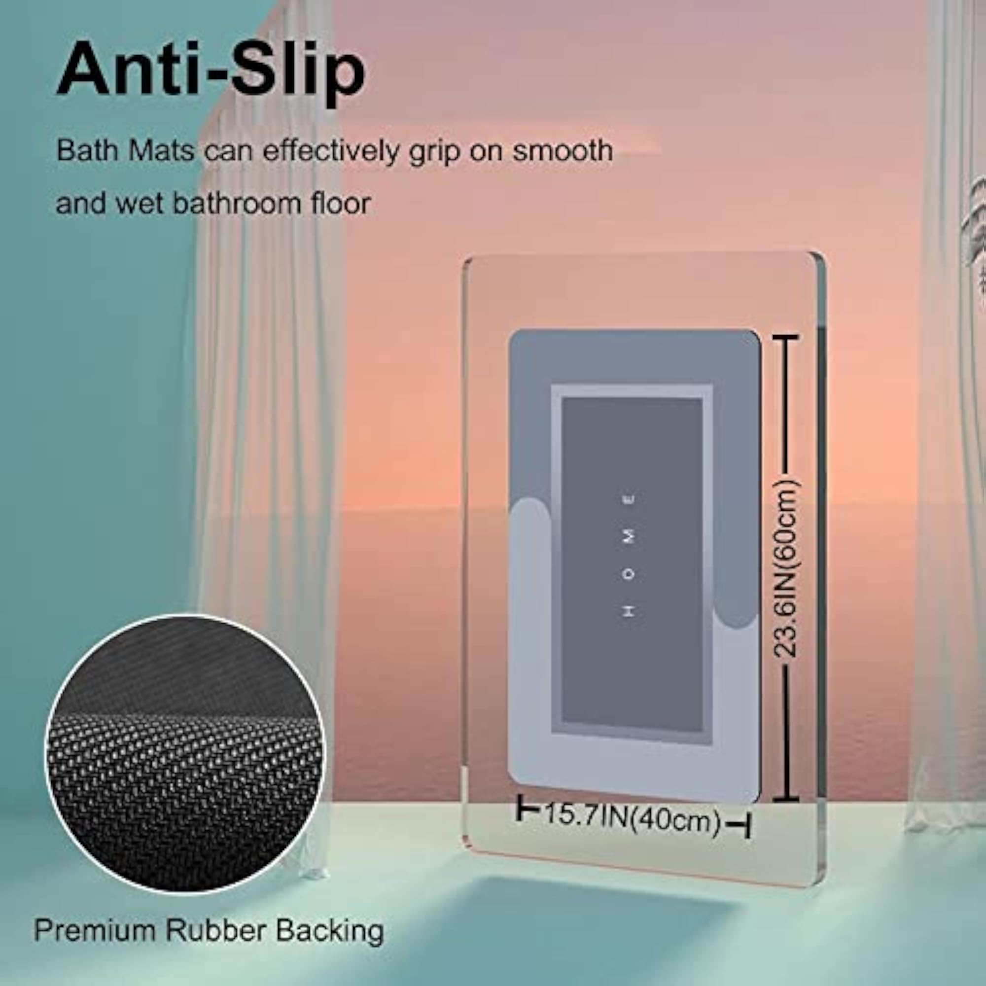 Quick-Drying Non-Slip Diatom Mud Bath Mat