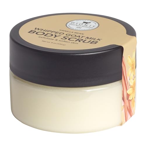 Gommage corps lait de chèvre Dionis smoothie hydratant pour peau lisse 28ml