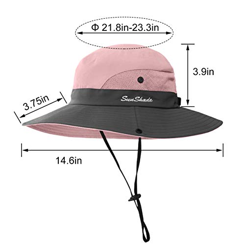 2 pezzi da donna coda di cavallo cappello da sole