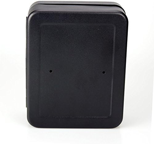 Combination Key Cabinet Box Wall Mounted Safe Lock Storage Cupboard Holder Keybox Press Lockable Store Metal with 20 Hook Tags - Black