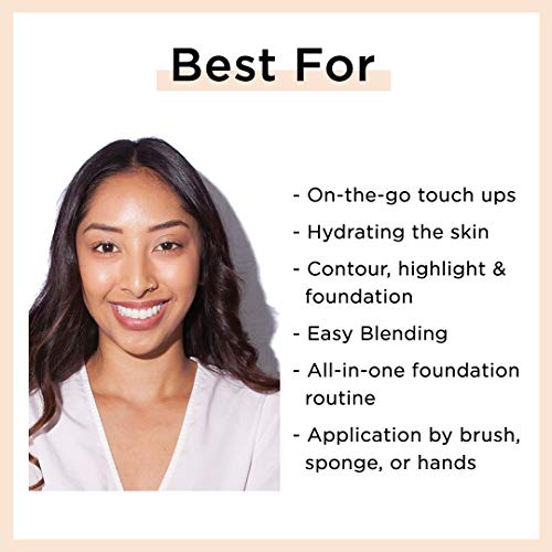 Haleys Re:play Foundation & Contour Stick (6.50) Vegan, Cruelty-Free 2-In-1 Cream Makeup Stick - Natural, Buildable Coverage For Full-Face Application Or Contour & Highlight #TOP3