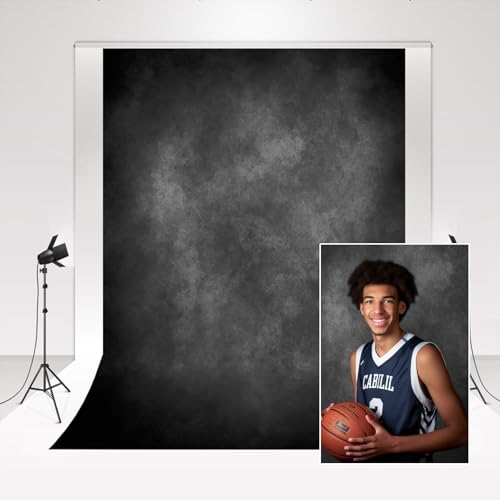 Kate Farbverlauf Schwarz Grau Studio Foto Hintergrund Dunstiger Nebel Kunst Fotografie Hintergrund Magazin Werbung Shooting Photo Booth Video Hintergrund...