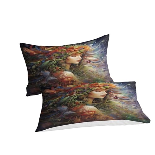 Housses de couettes 3D microfibre de qualité supérieure parure lit double - 4