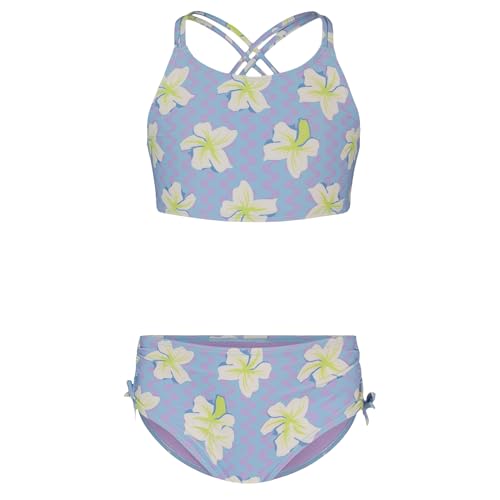 Image of Roxy Girls' Two-piece Bikini Swimsuit Set, UPF 50+ Sun Protection, Quick-Dry Bathing Suit
