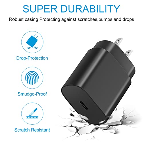 Type C Charger Fast Charging USB C Charger for Samsung 25W Type C Charger Fast Charging Wall Charger Block for Samsung Galaxy S24/S23/S22/S22 Ultra/S21Ultra/S20Ultra/Note20,Android charger