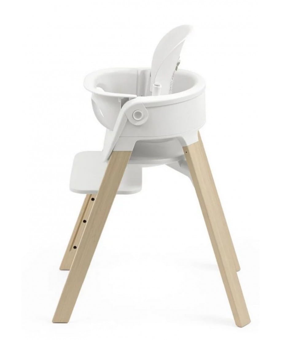 Stokke Steps - Seggiolone, bianco/naturale