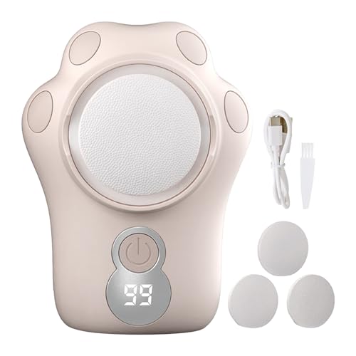 フィート用の電気カルスレムーバー、電動フットカルスリムーバー | ひび割れたかかとのためのヒールスクレーパー - 女性、男性、大人、高齢者向けのLEDライトガイダンスを備えた2時間の高速充電ヘルスケア