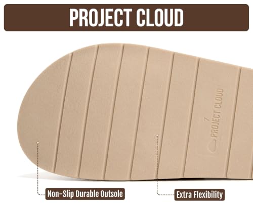 Image of Project Cloud 100% Genuine Leather Womens Clogs - Plush & Soft Insole with Arch Support Non Slip Mules & Clogs for Women Footwear - Water Resistant Women Shoes (Foamy)