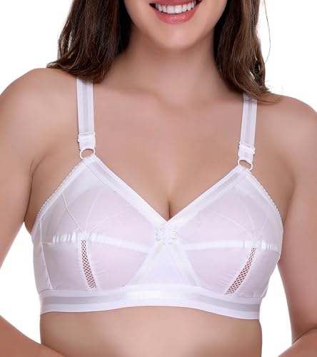 Image of SONA Perfecto Plus Size Cotton Bra for Woman Full Coverage Everyday Pack of 1