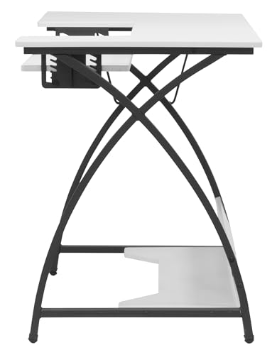 Comet Plus Hobby and Sewing Table with Side and Lower Shelf - Can Also Be Used as Computer Desk - Thumbnail 5