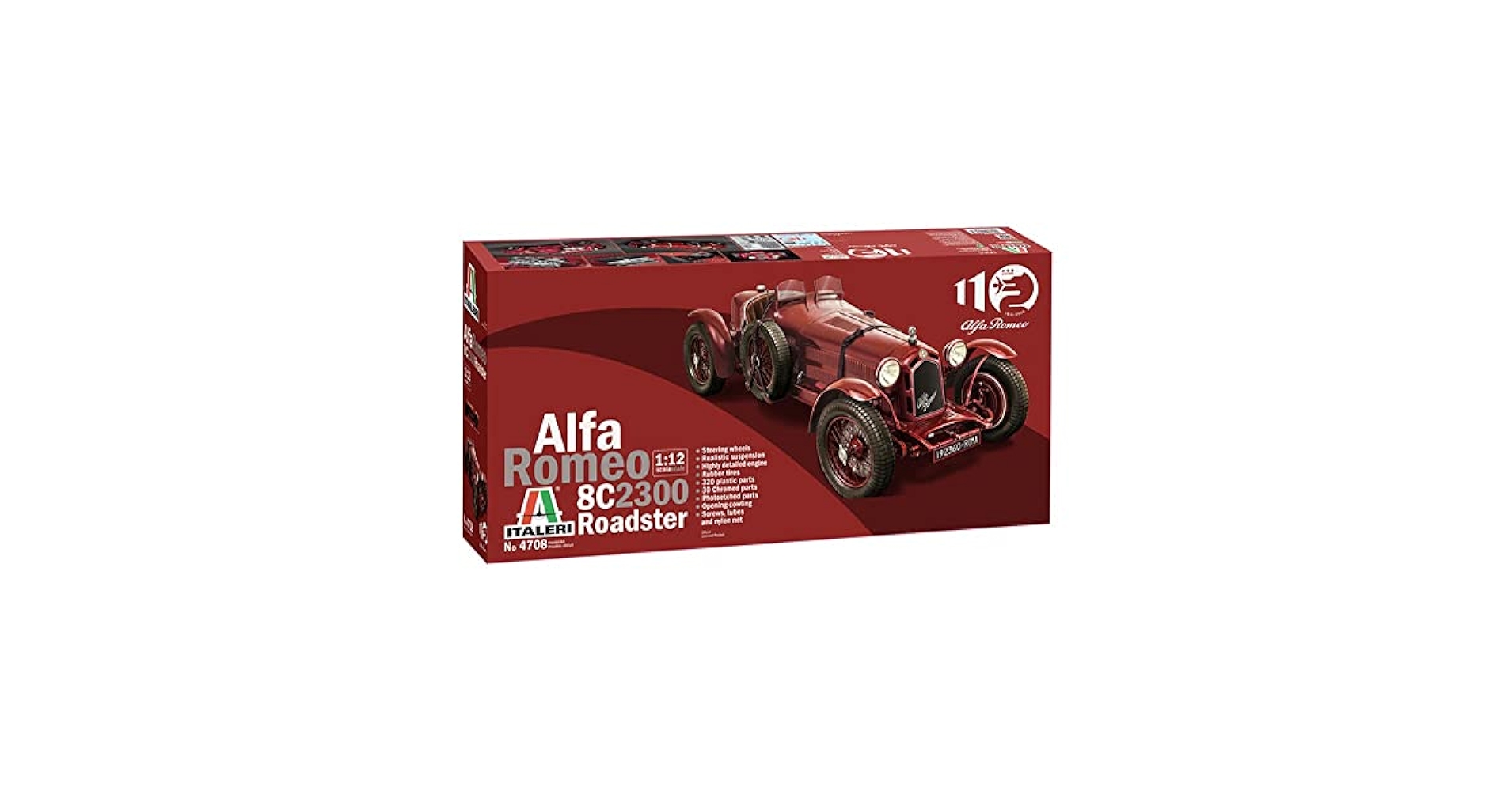 鉄道模型 Alfa Romeo 8C 2300 Monza 1:12 ITALERI Amazon.com: Italeri 4708S Alfa Romeo 1:12 8C/2300 1931-33