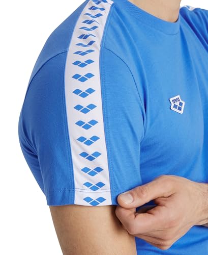 Arena Men's Team Stripe T-Shirt, Royal - White (US), S - Afbeelding 6