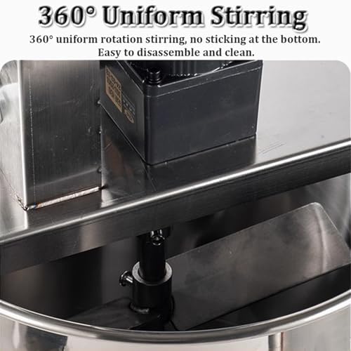 Automatic 25L Sauce Stirrer Frying Machine with 4 Blade Mixer, Ideal for Making Jam, Sauces, Fillings, and Hot Pot Seasoning - Efficient Food Mixing Solution