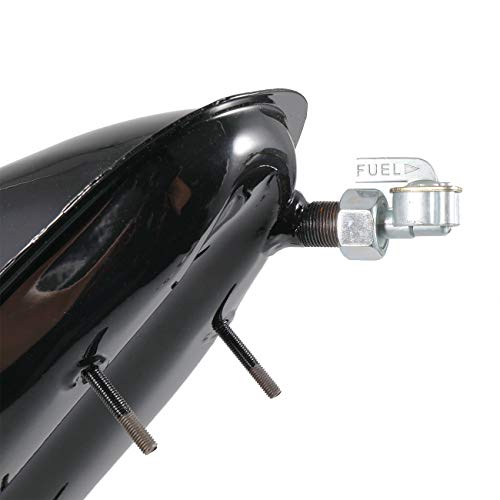 sthus Upgrade black 49cc 50cc 60cc 66cc 80cc Engine Motorized Bicycle Fuel Gas Tank Petcock Cap 2L