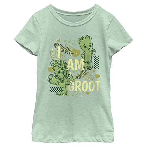 Marvel Cutesy Groot Girls Short Sleeve Tee Shirt
