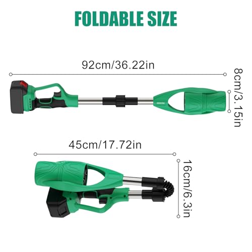 Cordless Leaf Blower with 21V Battery and Collapsible Design - Image 7