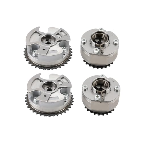 zayody Intake & Exhaust VVT Sprocket Gear Camshaft Adjuster Phaser Compatible with Lexus ES350 RX350 Avalon Camry Highlander RAV4 Sienna Venza Camshaft Sprocket Replacement for 130800P010 130500P020