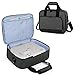 Luxja Projector Case,Projector Bag with Accessories Storage Pockets (Compatible with Most Major Projectors),Medium(13.75 x 10.5 x 4.5 inches), Black