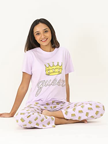 Image of Evolove Women Night Suit Set /Top Pyjama Set