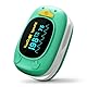 Paediatric Pulse Oximeter, HOLFENRY Sauerstoffsättigung Messgerät Finger für Kinder Pulsoximeter Fingeroximeter Kinderfreundliches Design Überwachung von SpO2, PI, Herzfrequenz