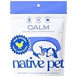 Native Pet Calm Dog Calming Chews - 30 Treats - Dog Melatonin for Small, Medium, Large Breeds – Natural Anxiety Relief, Calming & Sleep Aid – Puppy Essentials