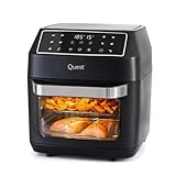Quest Air Fryer Oven / 12 Litre Capacity / 10 Cooking Presets, Rotisserie & Trays/Viewing Window/Touch Screen Controls / 1700W (36600)