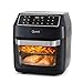 Quest 12L Air Fryer Oven with Rotisserie | Large Air Fryer, 10 Presets, Touch Screen & Viewing Window | 1700W, 60°C–200°C