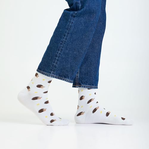 Image of Mint & Oak Long Socks For Men, Soft Cotton Calf Length Socks, Colorful Sock Gift For Men, Full Length & Odour Free, Funky Socks - Gift Box of 3