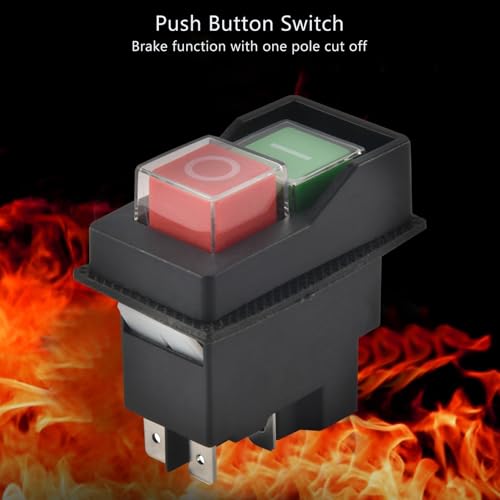 Interruptor electromagnético impermeable KJD17 de 5 pines con arranque magnético de seguridad 3