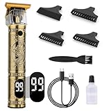 Maquina de Cortar Pelo Hombre, Carga Rápida USB Inalámbrica Cortadora de Pelo para Barba