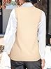 EVALESS Sweater Vest Women V Neck Knit Sleeveless ... #2
