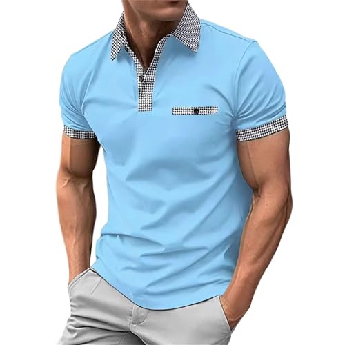 Polo d'été décontracté homme col ajusté : fini le col déformé