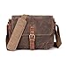 Messe mit günstig Kaufen-ONEGenug SLR-Kameratasche, wasserdichte Wachs-Segeltuchtasche Vintage Kameratasche Messenger Bag mit Interlayer Pad (Khaki)