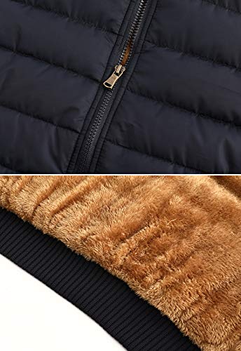 Image of Spanye Men's Casual Vest Padded Puffer Jacket Vests Stand Collar Plus Size Warm Sleeveless Coat