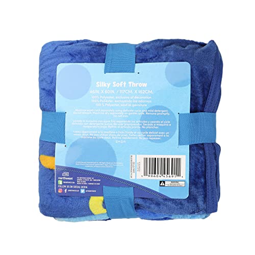 Northwest Blues Clues Silk Touch Throw Blanket, 46" X 60", Hooray Blue #TOP5