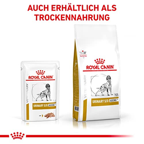 Royal Canin Veterinary Urinary S/O Ageing 7+ | Doppelpack | 2 x 12 x 85 g | Diät-Alleinfuttermittel für Hunde | Kann die Harnwege dabei unterstützen gesund zu bleiben