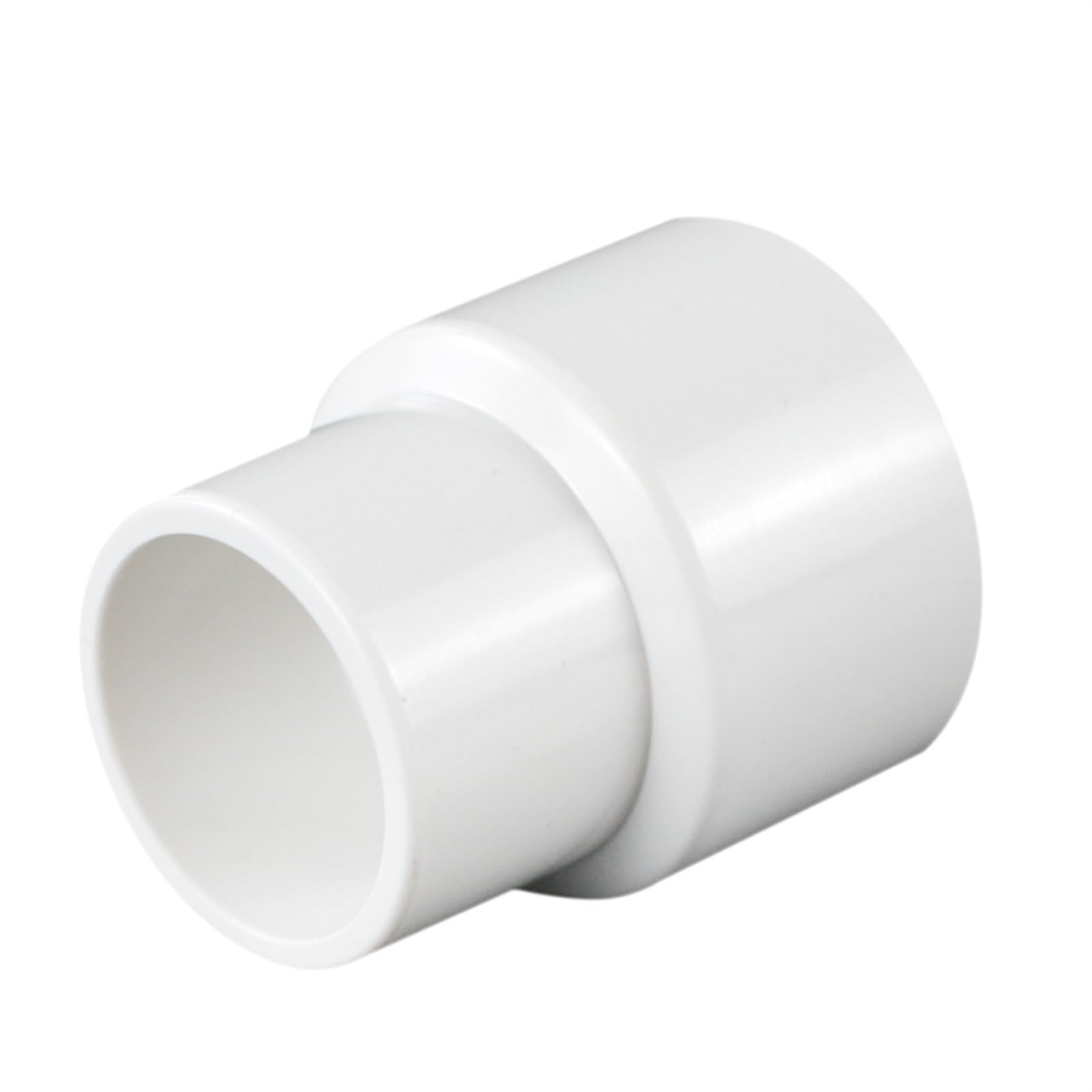 Adaptadores de conexión de tuberías Conector de PVC Blanco 20/25/32/40/50/63/75/90/110/125/160/200 mm Conector Reductor Recto Unión de Tubo de tubería de Agua(125-110mm)