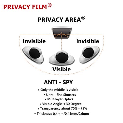 Image of 27 inch - Privacy Filter and Privacy Guard Filter Screen - Anti Spy, Anti-Scratch, Anti-Glare Protector for Desktop Screens